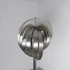 Henri Mathieu Space Age Metal Floor Lamp by Henri Mathieu France 1970s - 2790314