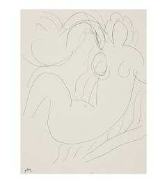 Henri Matisse HENRI MATISSE 1869 1954 L da et le cygne Pencil on paper Circa 1945  - 4626978