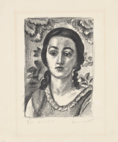 Henri Matisse Jeune fille aux boucles brunes 1924 - 3645813