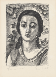 Henri Matisse Jeune fille aux boucles brunes 1924 - 3646109