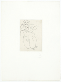 Henri Matisse Orientale tatouage en croix sur la poitrine 1929 - 3645805