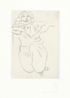 Henri Matisse Orientale tatouage en croix sur la poitrine 1929 - 3646105