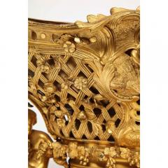 Henri Picard Fine French Rococo Ormolu Bronze Basket Centerpiece with Putti Henri Picard - 1062831