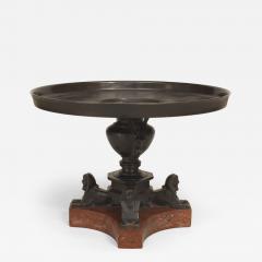 Henri Picard Italian Neoclassic Egyptian Style Bronze Tazza - 4297835