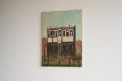 Henri Rik van Kogelenberg Henri Rik van Kogelenberg Flemish Dovecote Oil on Canvas Belgium 1960s - 4468856