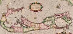 Henricus Hondius Bermuda An Early 17th Century Hand colored Map by Henricus Hondius - 3007932