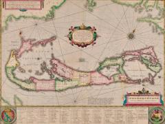 Henricus Hondius Bermuda An Early 17th Century Hand colored Map by Henricus Hondius - 3007934