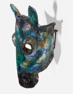 Henrik Allert Henrik Allert Horse Head Wall Sculpture Sweden 1995c  - 4620609