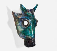Henrik Allert Henrik Allert Horse Head Wall Sculpture Sweden 1995c  - 4620611