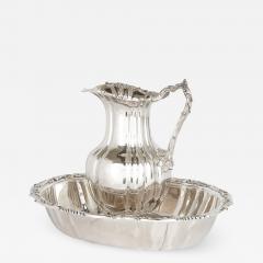 Henrik August Lang Early Russian silver ewer and basin set by Lang - 3224564