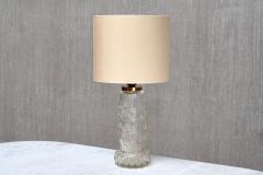 Henrik Blomqvist Henrik Blomqvist Table Lamp in Glass and Silk Stilarmatur Tran s Sweden 1960s - 4699927