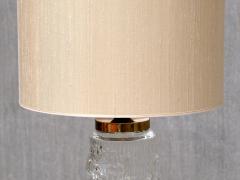 Henrik Blomqvist Henrik Blomqvist Table Lamp in Glass and Silk Stilarmatur Tran s Sweden 1960s - 4699929