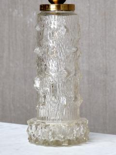 Henrik Blomqvist Henrik Blomqvist Table Lamp in Glass and Silk Stilarmatur Tran s Sweden 1960s - 4699930
