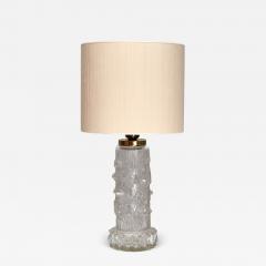 Henrik Blomqvist Henrik Blomqvist Table Lamp in Glass and Silk Stilarmatur Tran s Sweden 1960s - 4700071