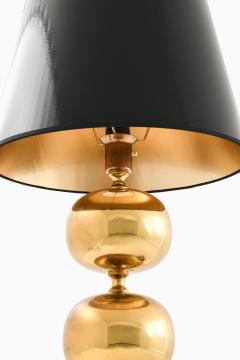 Henrik Blomqvist Pair of Golden Table Lamps in Brass by Henrik Blomqvist 1960s - 4596302