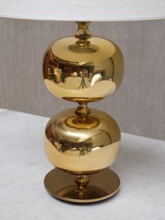 Henrik Blomqvist Pair of Henrik Blomqvist Brass Table Lamps Stilarmatur Tran s Sweden 1960s - 4213386