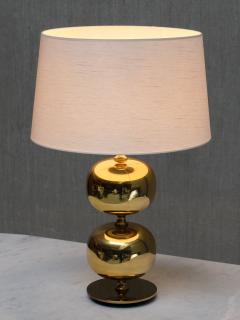 Henrik Blomqvist Pair of Henrik Blomqvist Brass Table Lamps Stilarmatur Tran s Sweden 1960s - 4213389