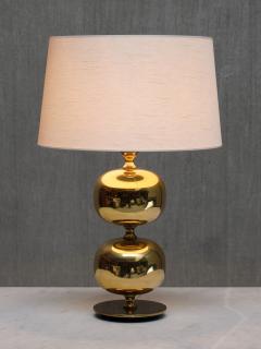 Henrik Blomqvist Pair of Henrik Blomqvist Brass Table Lamps Stilarmatur Tran s Sweden 1960s - 4213393