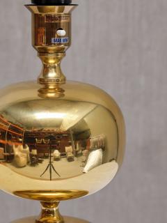 Henrik Blomqvist Pair of Henrik Blomqvist Brass Table Lamps Stilarmatur Tran s Sweden 1960s - 4213394