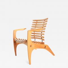 Henrique Canelas Contemporary Ella Chair by Brazilian Designer Henrique Canelas in wood - 1228860