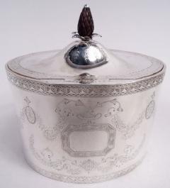 Henry Chawner Chawner English Georgian Neoclassical Sterling Silver Tea Caddy 1788 - 4013427