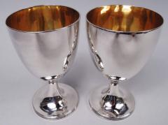 Henry Chawner Pair of Henry Chawner English Georgian Neoclassical Goblets 1790 - 3775419