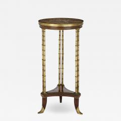 Henry Dasson Gilt bronze mounted mahogany round table by Henry Dasson - 1433438