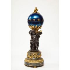 Henry Dasson Henry Dasson a French Gilt and Patinated Bronze Marble and Enamel Annular Clock - 1202237