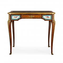 Henry Dasson Very fine ormolu porcelain and marquetry writing desk by Henry Dasson - 2994618