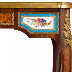 Henry Dasson Very fine ormolu porcelain and marquetry writing desk by Henry Dasson - 2994628