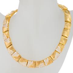 Henry Dunay American Gold Necklace with diamonds by Henry Dunay - 1269968