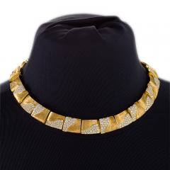 Henry Dunay American Gold Necklace with diamonds by Henry Dunay - 1269969
