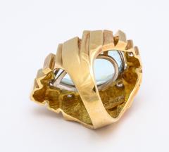 Henry Dunay Henry Dunay Aquamarine and Diamond Gold Ring - 744252