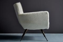 Henry Glass Elegant Lounge Chair by Henry Glass for J L Chase Co newly Upholstered - 4789034