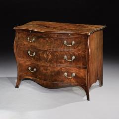 Henry Hill Of Marlborough George III Serpentine Mahogany Commode - 4382420