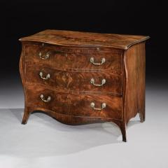 Henry Hill Of Marlborough George III Serpentine Mahogany Commode - 4382422