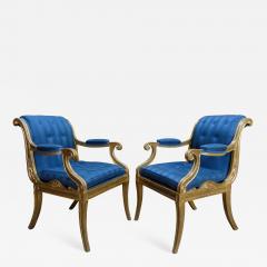 Henry Holland A Pair of Regency Giltwood Armchairs - 876098