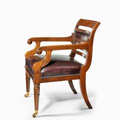 Henry Holland A mahogany library chair in the manner of Henry Holland - 2093202