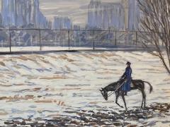Henry Ives Cobb Jr Horse and Rider Central Park  - 1938699