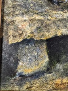 Henry Koehler THE OLD STONE BENCH PAINTING BY HENRY KOEHLER - 4649245