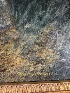 Henry Koehler THE OLD STONE BENCH PAINTING BY HENRY KOEHLER - 4649246