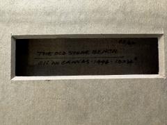 Henry Koehler THE OLD STONE BENCH PAINTING BY HENRY KOEHLER - 4649249