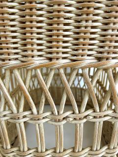 Henry Link Henry Link Lexington Wicker Glass Coffee Table Side Table Set - 4522978