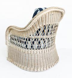 Henry Link Henry Link Rattan Lounge Chairs Ottomans New Sunbrella Upholstery 2 pairs - 4571981
