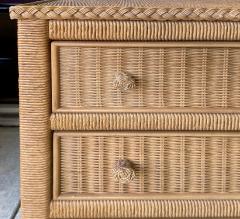 Henry Link Henry Link Woven Wicker 3 Drawer Chests for Lexington Pair - 4245475
