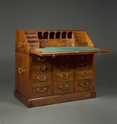 Henry Newdick s Private Desk Late George II highly figured mahogany bureau - 4018779