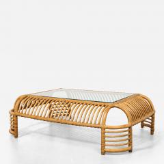 Henry Olko Bamboo Rib Coffee Table by Henry Olko for Willow and Reed United States - 3316269