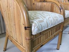 Henry Olko Vintage Henry Olko Set of 4 Bamboo Chairs - 4632971