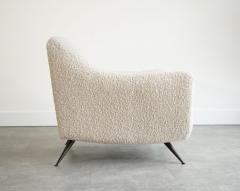 Henry P Glass Lounge Chairs by Henry Glass in Oatmeal Boucl C 1950s - 4534726