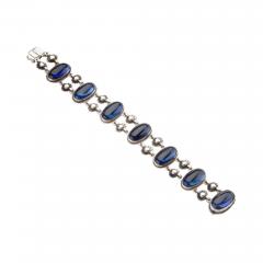 Henry Pilstrup Georg Jensen Bracelet 53A with Spectrolite - 143498